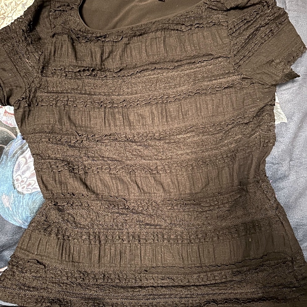 ‼️💥SUNDAY SALE💥‼️WHBM Lace Fully Lined Top, L